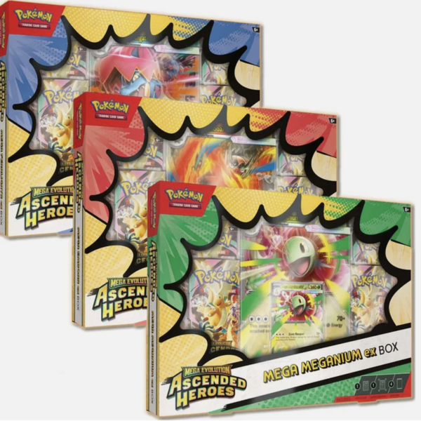 Pokémon TCG: Ascended Heroes Mega Ex Box – Artwork varies