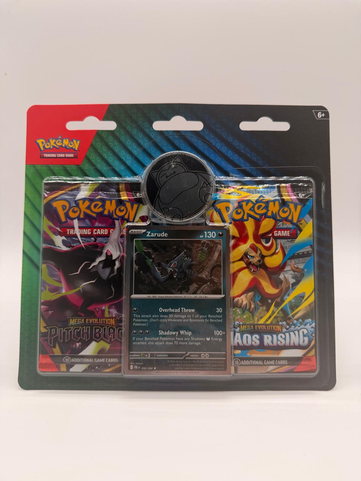 Pokémon TCG Pitch Black and Chaos Rising two-pack blister