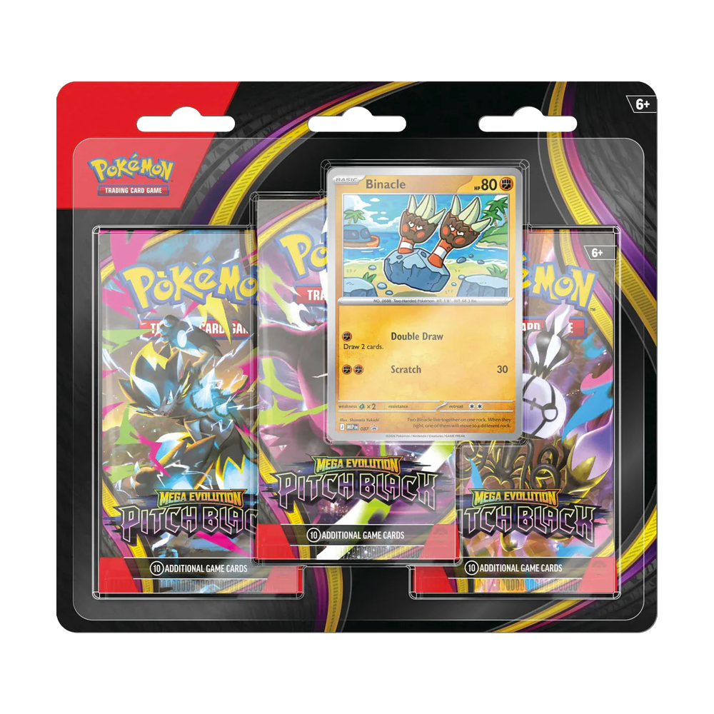 Pokémon TCG Pitch Black three-pack blister