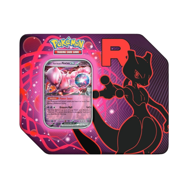 Pokémon TCG: Team Rocket Mewtwo – 5-pack tin