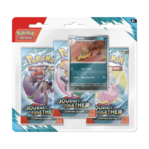 Pokémon TCG: Journey Together – 3-Pack Blister